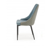 Jídelní židle K448, šedá/modrá