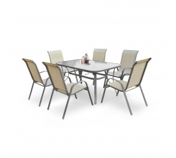 Zahradní stůl MOSLER, tmavě šedá