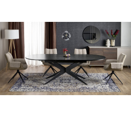 Rozkládací stůl SANDRO, černý