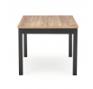Jídelní stůl TIAGO KWADRAT, Dub craft/Černá