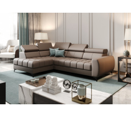 Rohová sedací souprava PORTO MINI přírodní kůže 170x255 cm - levá, přírodní kůže - volitelná barva