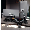 Dvojitý držák na monitory 49 palců, šedo-černý RGB X-Arm Dual