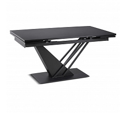 Stůl REX Rozkládací 160-220 cm MDF Černý