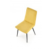 Jídelní židle K493, hořčicová