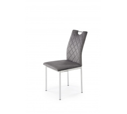 Židle K578, šedá / stříbrná