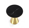 Konferenční stolek TRIBECA, černý mramor/zlatá