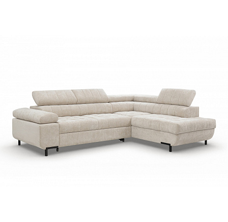 Rohová sedací souprava Tyrion L s funkcí spaní / Vibe 06 / pravá strana