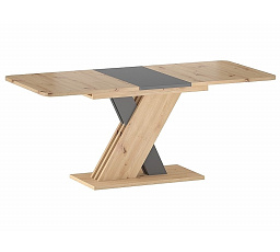 Jídelní stůl EXEL, Dub Artisan/Antracit