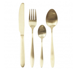 Sada příborů Charbon světlé zlato