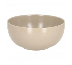 Miska Gomera 25cm béžová kulatá