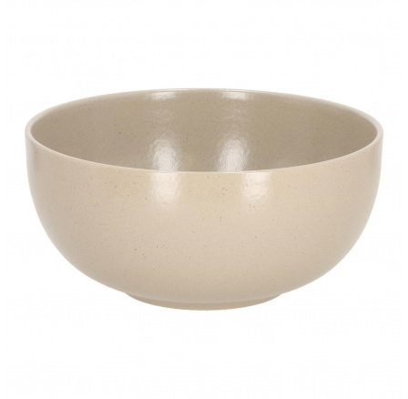 Miska Gomera 25cm béžová kulatá