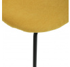 Jídelní židle, žlutá, látka, CT-S8010 YEL2