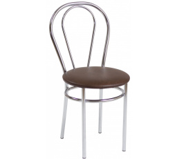 Židle tmavě hnědá Tulipán