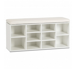 Skříňka na boty AXEL 104 cm Bílá