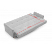Rozkládací pohovka KARI, Alfa 85, Přírodní nohy