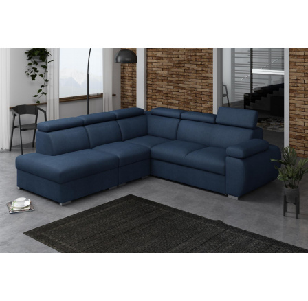 Rohová sedací souprava Bodie II levá modrá Rohová sedací souprava Bodie II levá modrá