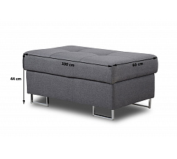 Pufa Annabelle / nohy černé