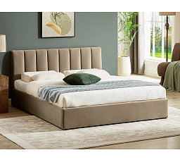 Postel s úložným prostorem MONTREAL VELVET 140x200 cm, Béžový Bluvel 28