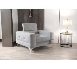 Křeslo TOSCANIA 100 cm - šedá