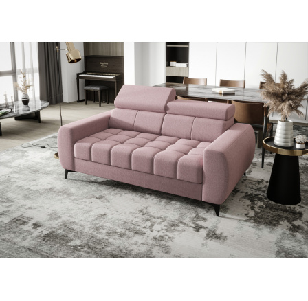 Sofa PORTO II 190 cm - růžová