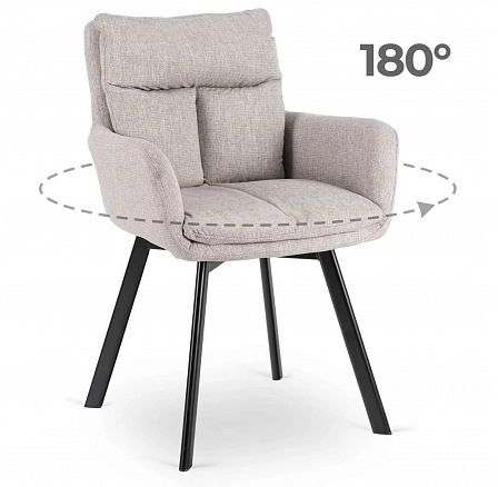 Otočná židle CORTADO Šedá