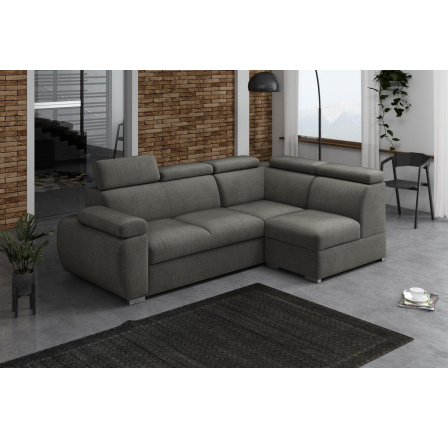 Rohová sedací soustava Bodie VII pravá šedá Rohová sedací soustava Bodie VII pravá šedá