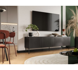 Tv komoda SIENA 200, černá