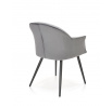Jídelní židle K468, Šedá/Černá