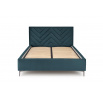 Postel MODULO W1 160 - Čelo postele, Tmavě zelený Monolith 37