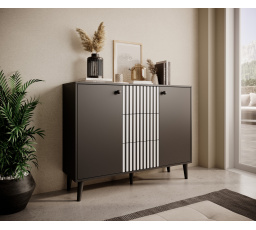 Komoda FADI Černá+Černá