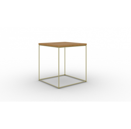 Stolek kávový Adina Zlatý+Dub Lancelot