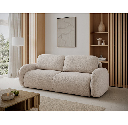 Avuela Sofa Bed with Storage, Beige Bouclé Royal 18 200x140 1