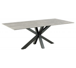 Stůl Heaven 200cm šedý/černý