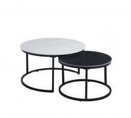 Lavice bílá + černá 80 + 60 L10-FX B