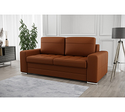 POHOVKA VERONA III 190 CM PŘÍRODNÍ KŮŽE