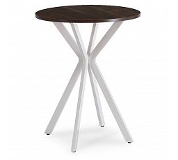 Stůl LAUREN 60 cm Ořech/Bílý