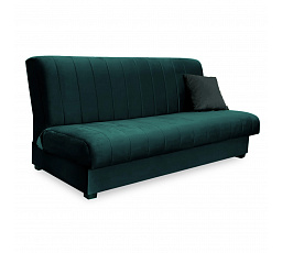 Rozkládací pohovka SIGMA Zelená Sametová