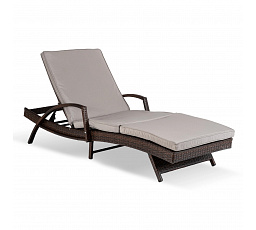 Zahradní křeslo FELIZ Hnědý/Šedý Technoratan