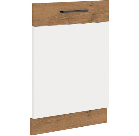 Dvířka na myčku bez panelu VEGAS - ZM 713x596, Dub Lancelot / Bílý lesk Dvířka na myčku bez panelu VEGAS - ZM 713x596, Dub Lancelot / Bílý lesk