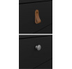Noční stolek REAL 685, Černý