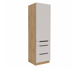 Kuchyňská skříňka Selva 60 DKS 210 3S1F dub artisan/kašmír