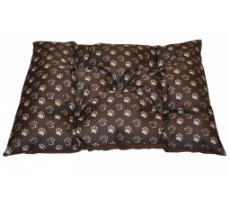 Podložka pro psa voděodolná 80x60 cm tlapka hnědá 