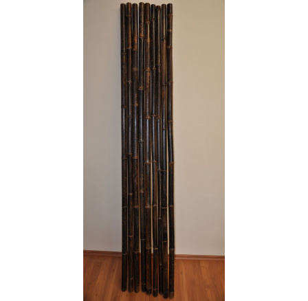 Bambusová tyč 3- 4 cm, délka 2 metry, bambus black Bambusová tyč 3- 4 cm, délka 2 metry, bambus black