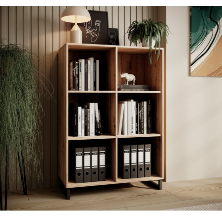 Regál ARIA Artisan+Černý Regál ARIA Artisan+Černý