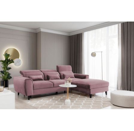 Rohová sedací souprava Foble, Velvetmat 24 Pravá