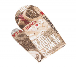 Kuchyňská chňapka zrnková káva