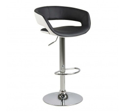 Barová stolička Grace bílá/černá