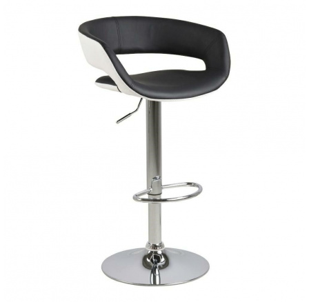 Barová stolička Grace bílá/černá