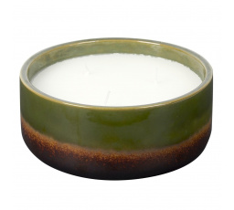 Svíčka Glaze XL v keramice zelená