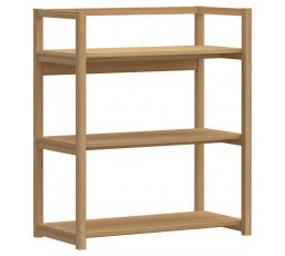 Regál Ludza 3 police dub přírodní